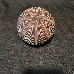 Abstract Brown and White Decorative Art Piece